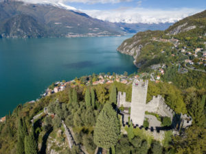 Vista lago collina Vezio